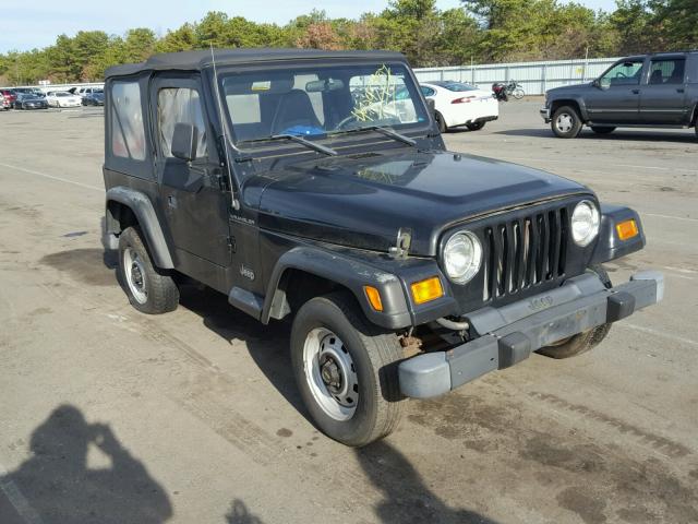 1J4FA29P52P747536 - 2002 JEEP WRANGLER / BLACK photo 2