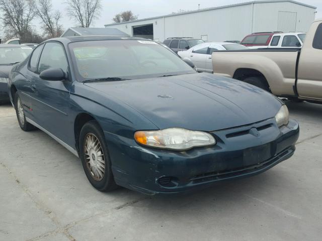 2G1WX12K9Y9188229 - 2000 CHEVROLET MONTE CARL GREEN photo 1