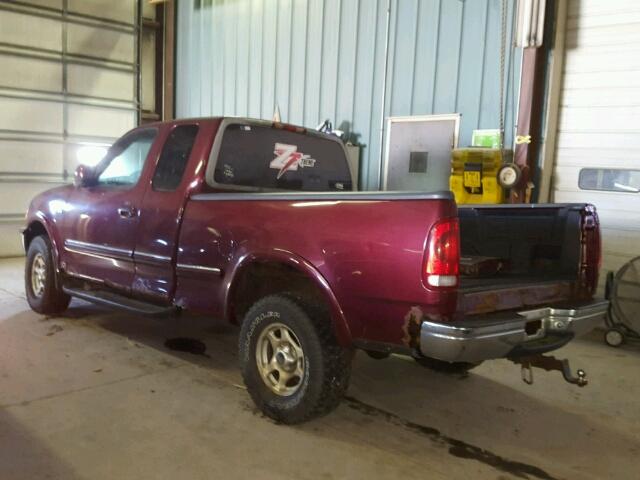 2FTZX18W8WCA68176 - 1998 FORD F150 BURGUNDY photo 3