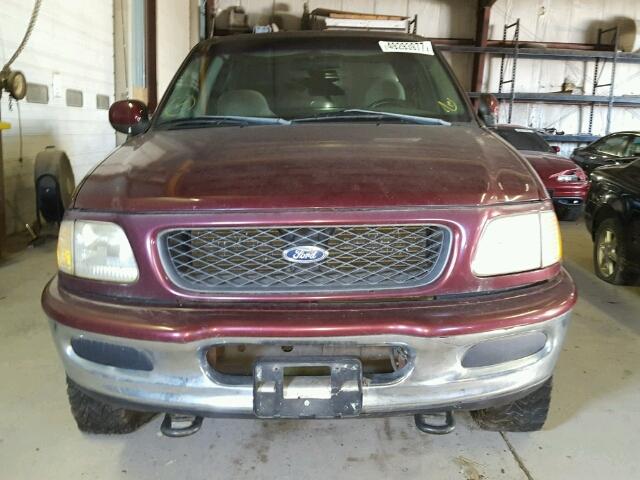 2FTZX18W8WCA68176 - 1998 FORD F150 BURGUNDY photo 9