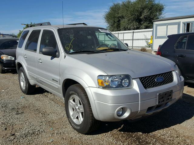 1FMCU59H47KA44424 - 2007 FORD ESCAPE HEV SILVER photo 1