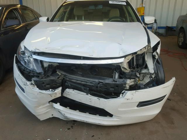 5J6TF3H52CL001001 - 2012 HONDA CROSSTOUR WHITE photo 9