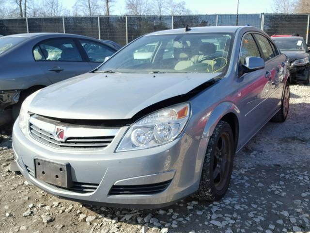 1G8ZS57B18F253594 - 2008 SATURN AURA XE GREEN photo 2