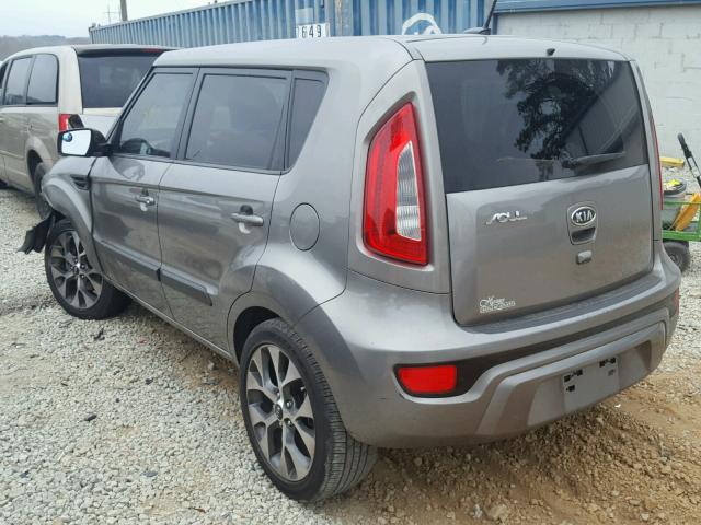 KNDJT2A64C7452376 - 2012 KIA SOUL + GRAY photo 3