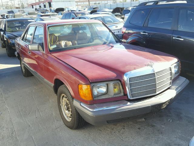 WDBCB20C1FA111039 - 1985 MERCEDES-BENZ 300 SD BURGUNDY photo 1