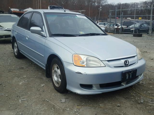 JHMES96673S023637 - 2003 HONDA CIVIC HYBR BLUE photo 1