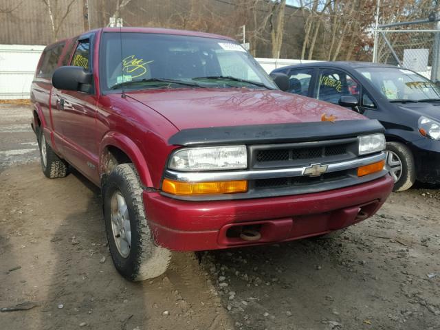 1GCDT19W118222149 - 2001 CHEVROLET S TRUCK S1 RED photo 9