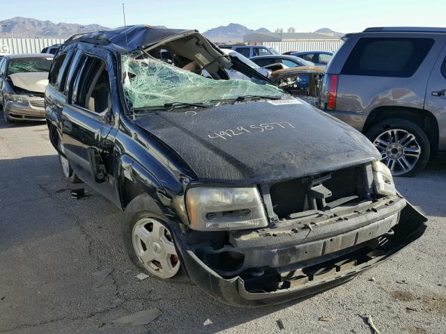 1GNDT13S332270965 - 2003 CHEVROLET TRAILBLAZE BLACK photo 1