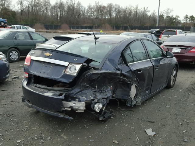 1G1PE5SB7E7291390 - 2014 CHEVROLET CRUZE LT GRAY photo 4