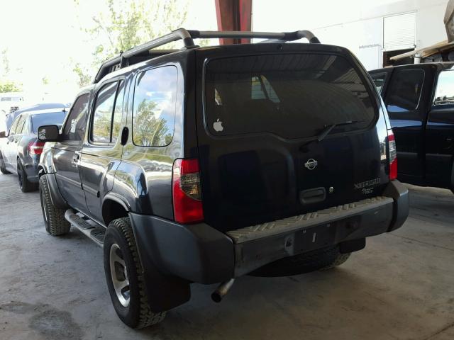 5N1ED28T11C581170 - 2001 NISSAN XTERRA XE BLACK photo 3