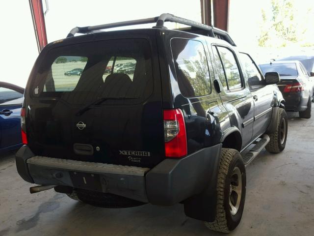 5N1ED28T11C581170 - 2001 NISSAN XTERRA XE BLACK photo 4