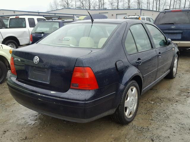 3VWSA29M2YM052405 - 2000 VOLKSWAGEN JETTA GLS BLUE photo 4