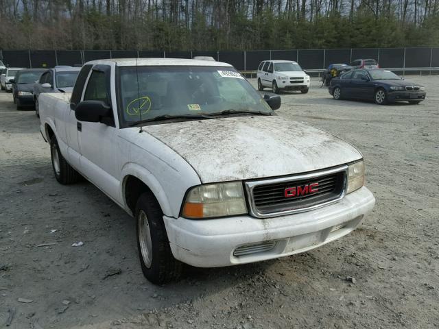 1GTCS19W328184276 - 2002 GMC SONOMA WHITE photo 1