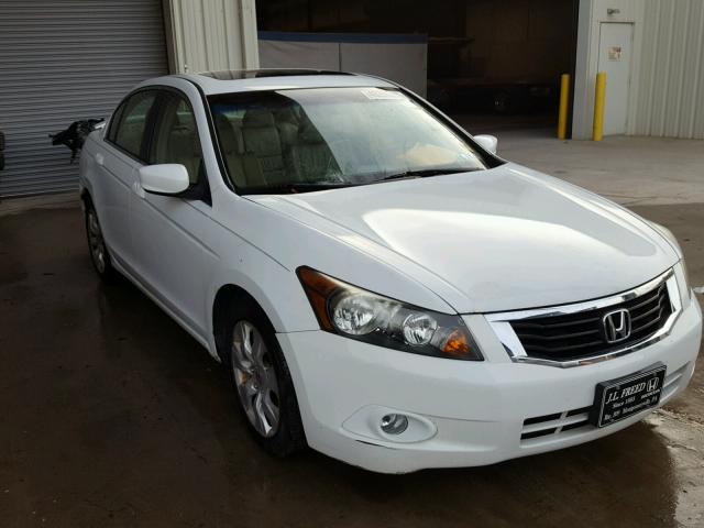 1HGCP26888A020201 - 2008 HONDA ACCORD EXL WHITE photo 1