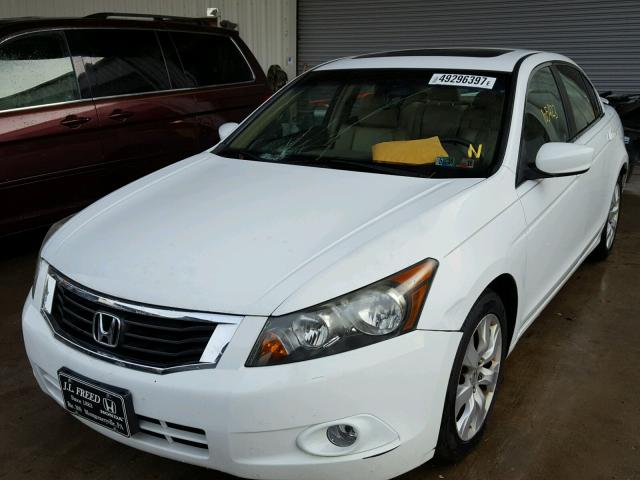 1HGCP26888A020201 - 2008 HONDA ACCORD EXL WHITE photo 2