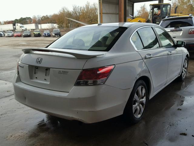 1HGCP26888A020201 - 2008 HONDA ACCORD EXL WHITE photo 4