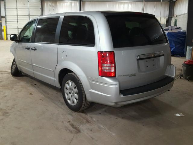 2A8HR44H48R752231 - 2008 CHRYSLER TOWN & COU SILVER photo 3