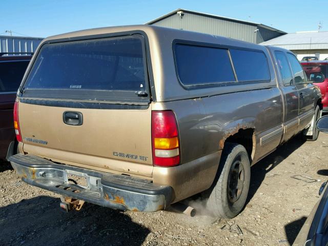 1GCEC19T01E214250 - 2001 CHEVROLET SILVERADO TAN photo 4