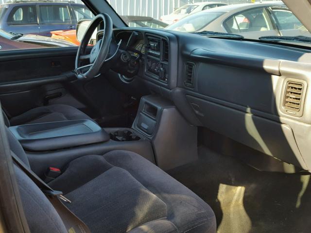 1GCEC19T01E214250 - 2001 CHEVROLET SILVERADO TAN photo 5