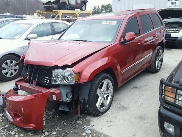 1J8HR78316C256549 - 2006 JEEP GRAND CHER RED photo 2