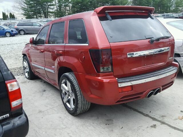 1J8HR78316C256549 - 2006 JEEP GRAND CHER RED photo 3