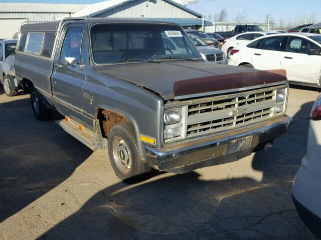 1GCCC14N6GJ115626 - 1986 CHEVROLET C10 GRAY photo 1