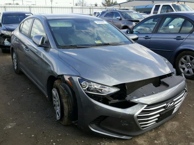 KMHD74LF1HU397447 - 2017 HYUNDAI ELANTRA SE GRAY photo 1