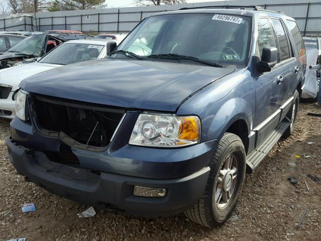 1FMPU16L54LA72094 - 2004 FORD EXPEDITION BLUE photo 2