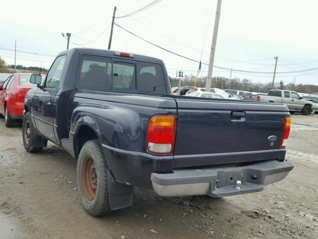 1FTYR10C1XTA95850 - 1999 FORD RANGER BLUE photo 3