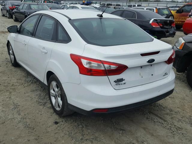 1FADP3F28EL242103 - 2014 FORD FOCUS SE WHITE photo 3