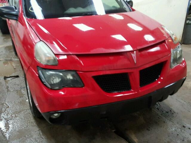 3G7DA03E22S583087 - 2002 PONTIAC AZTEK RED photo 9