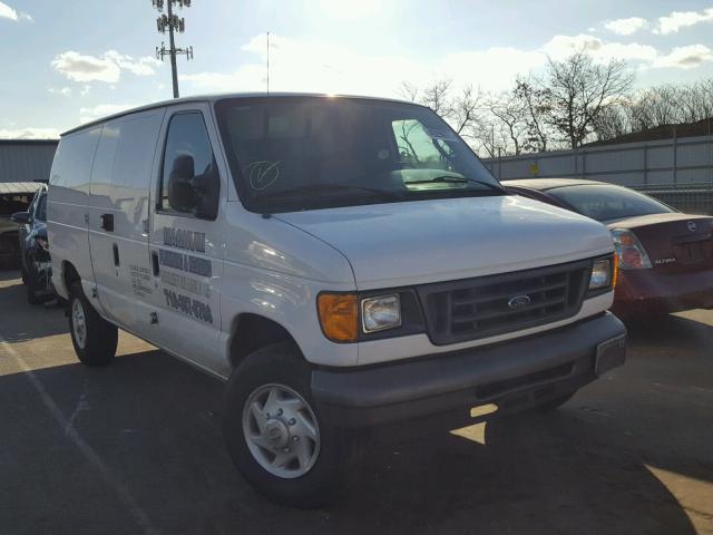 1FTSE34L37DA21640 - 2007 FORD ECONOLINE WHITE photo 1