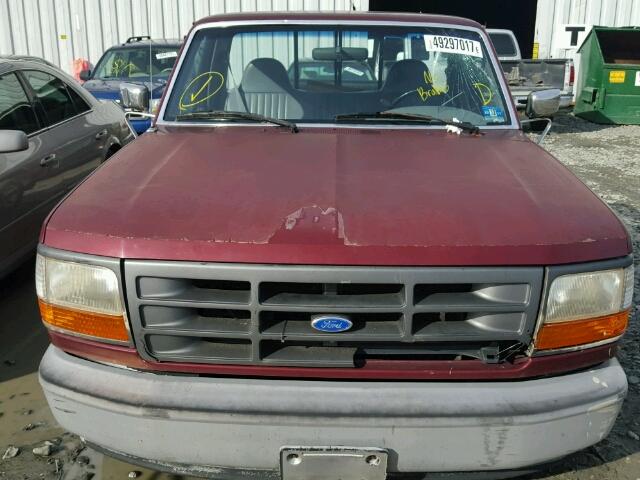 1FTEF15Y5TLA70489 - 1996 FORD F150 PURPLE photo 9