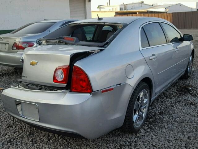 1G1ZC5EB2AF276726 - 2010 CHEVROLET MALIBU 1LT 银色 照片 4
