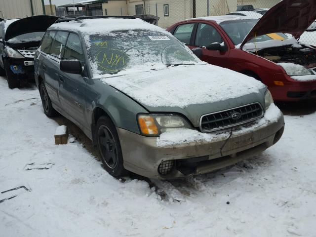 4S3BH675047638655 - 2004 SUBARU LEGACY OUT GREEN photo 1