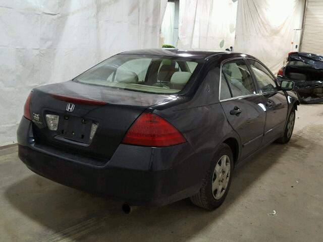 1HGCM56466A079820 - 2006 HONDA ACCORD LX BLACK photo 4