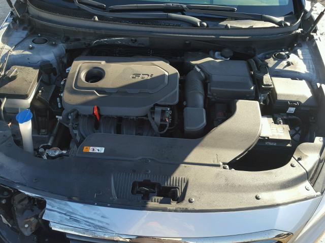 5NPE34AF0FH106600 - 2015 HYUNDAI SONATA SPO GRAY photo 7