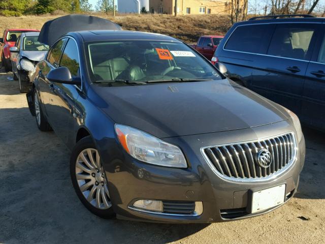 W04GS5EC1B1085589 - 2011 BUICK REGAL CXL GRAY photo 1