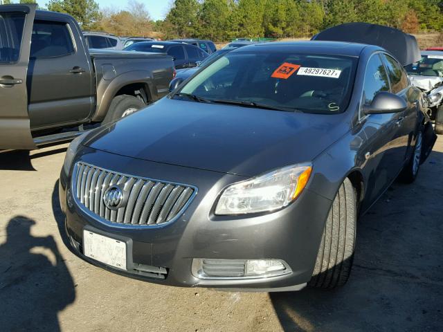 W04GS5EC1B1085589 - 2011 BUICK REGAL CXL GRAY photo 2