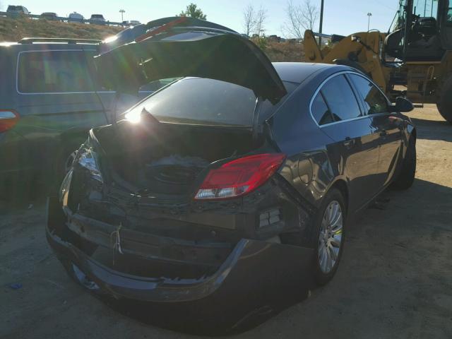 W04GS5EC1B1085589 - 2011 BUICK REGAL CXL GRAY photo 4