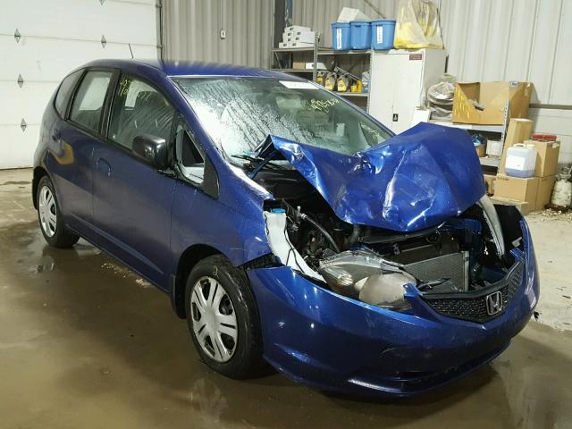 JHMGE8H24AS013410 - 2010 HONDA FIT BLUE photo 1