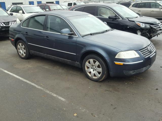 WVWAD63B85E048557 - 2005 VOLKSWAGEN PASSAT GLS BLUE photo 1