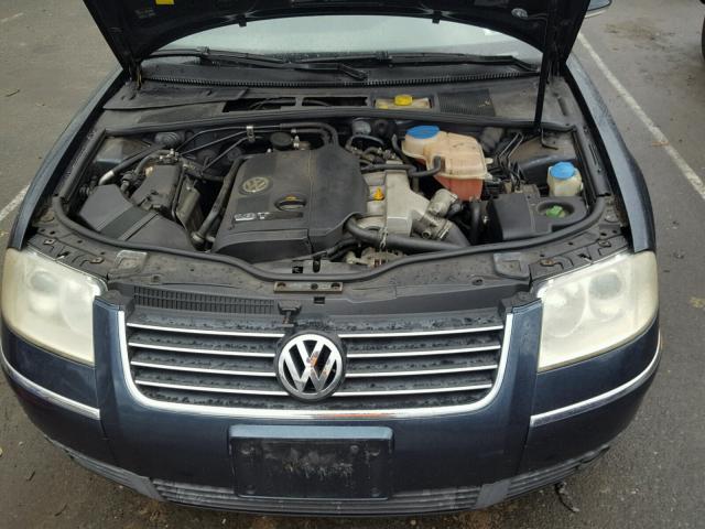 WVWAD63B85E048557 - 2005 VOLKSWAGEN PASSAT GLS BLUE photo 7