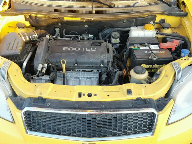 KL1TD6DE3BB133151 - 2011 CHEVROLET AVEO LS 黄色 照片 7