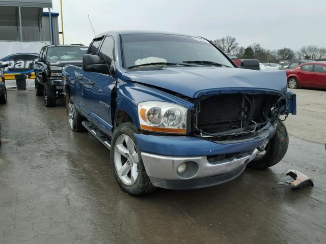 1D7HA182X6S636469 - 2006 DODGE RAM 1500 S BLUE photo 1