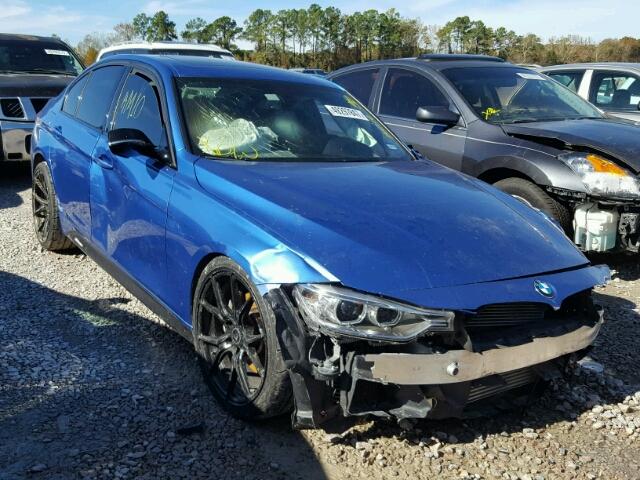 WBA3A9C54EF477814 - 2014 BMW 335 I BLUE photo 1