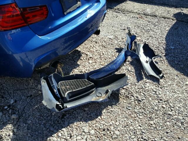 WBA3A9C54EF477814 - 2014 BMW 335 I BLUE photo 9