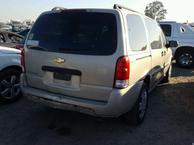 1GNDV23107D113718 - 2007 CHEVROLET UPLANDER L GOLD photo 4