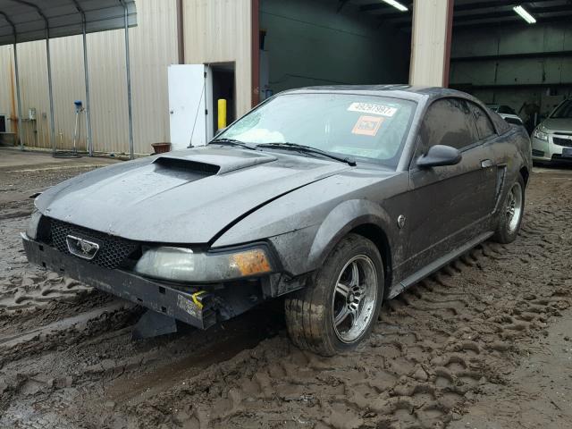 1FAFP40644F136898 - 2004 FORD MUSTANG GRAY photo 2