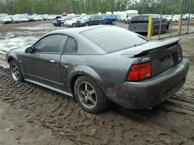 1FAFP40644F136898 - 2004 FORD MUSTANG GRAY photo 3